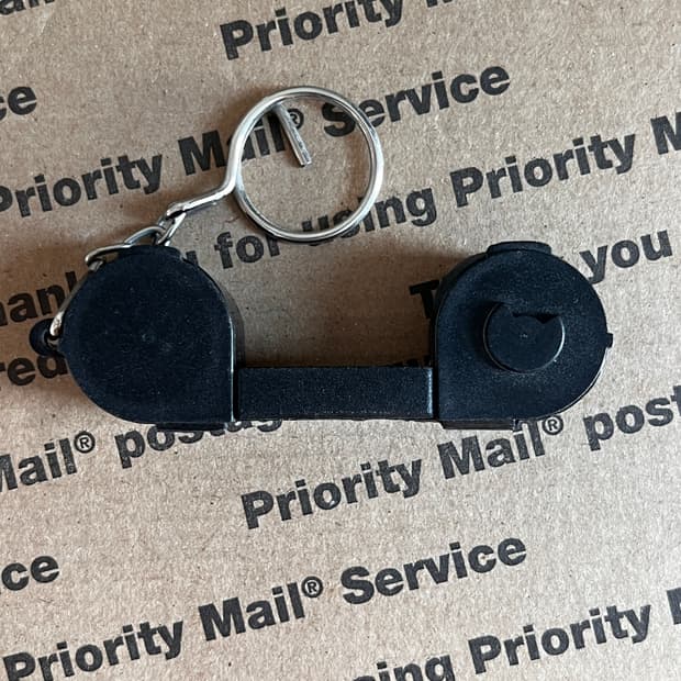 90s vtg VHS Tape Keyring