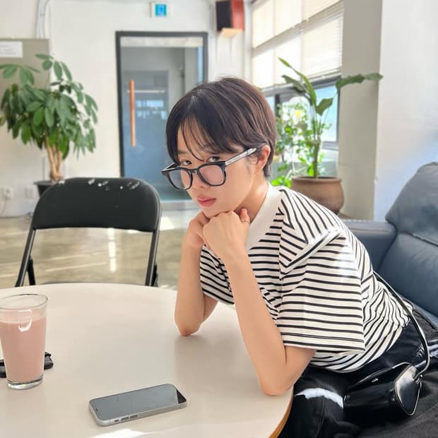 에핑글러 도브 티셔츠 스트라이프 