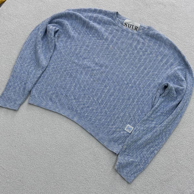 M 세터 이비자 메시드 스웨터 니트 0319E