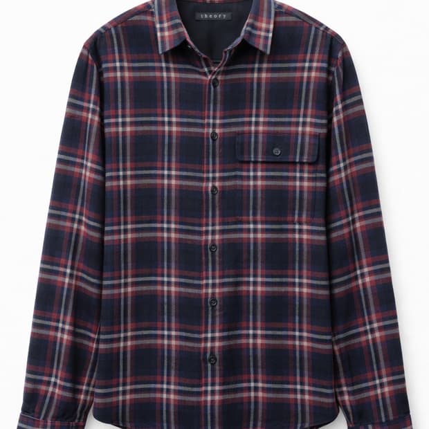 Theory 체크셔츠 레드 S