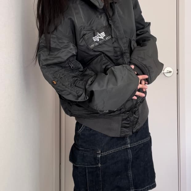 HYSTERIC GLAMOUR denim cargo skirt