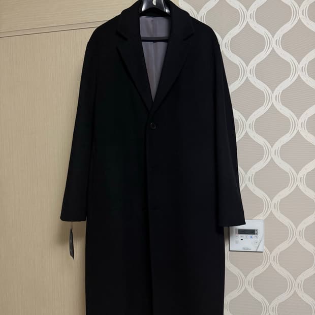 앤드지 캐시미어 혼방 싱글코트 100