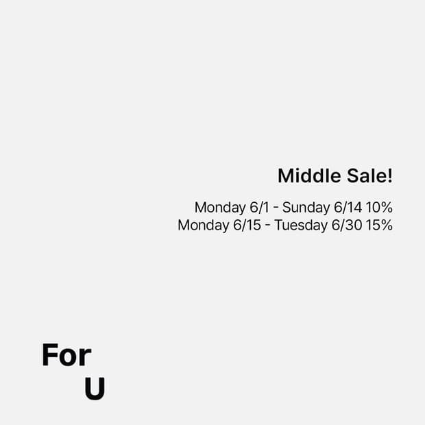 Mid sale Up to 15%
