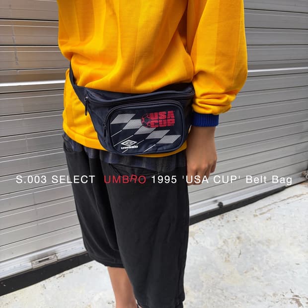 [SELECT] 90s 빈티지 엄브로 'USA CUP' 벨트백 (Free