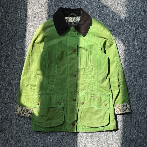 바버 코듀로이 카라 패턴 자켓