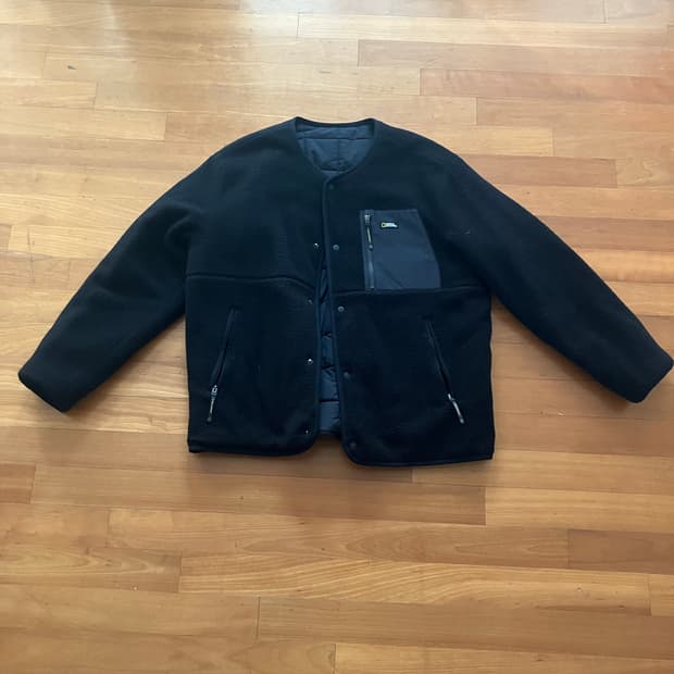 내셔널지오그래픽 리버시블 경량 패딩 XXL