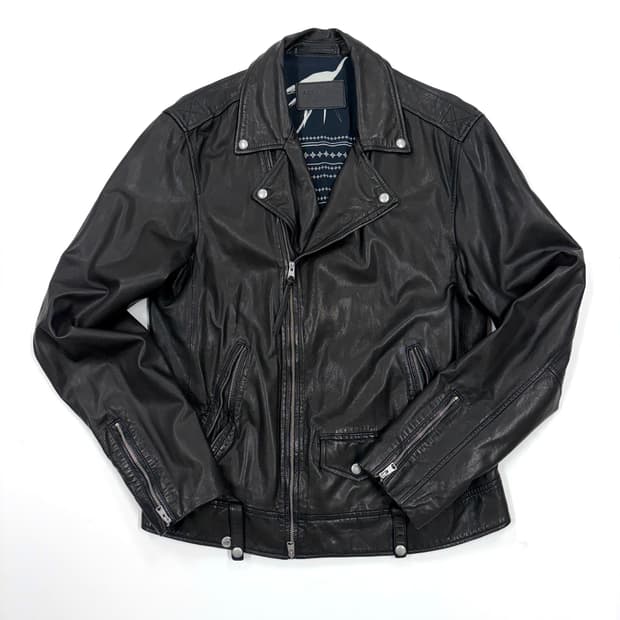 ALLSAINTS ACE BIKER 램스킨 라이더 자켓