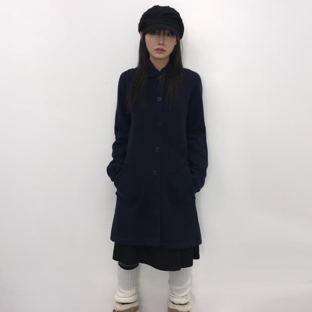 MCGREGOR Navy Knit Button Cardigan