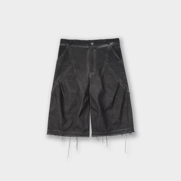 [2] 사이드서비스 볼륨 버뮤다 팬츠 블랙