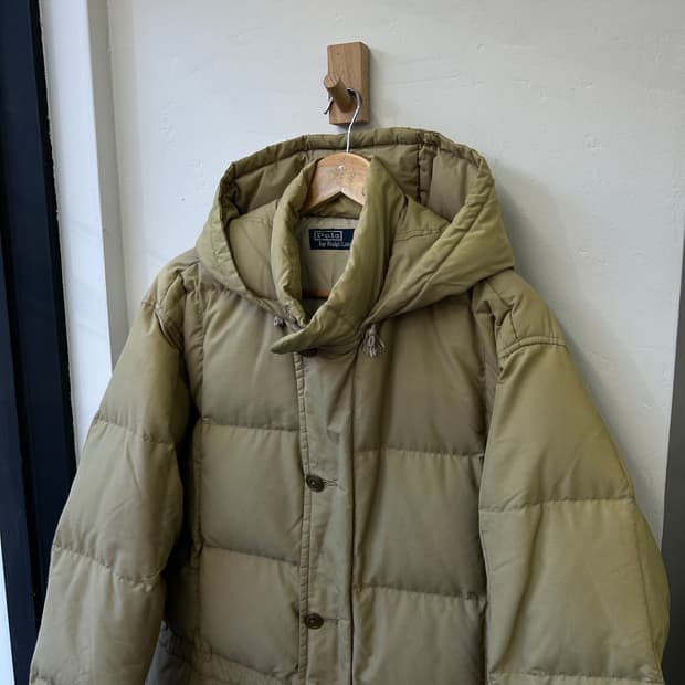 폴로 랄프로렌 00s 베이지 카라코람 패딩  