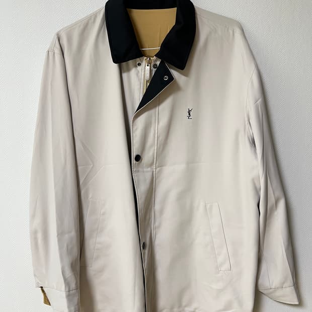 입생로랑 ysl 리버시블 양면 자켓 105