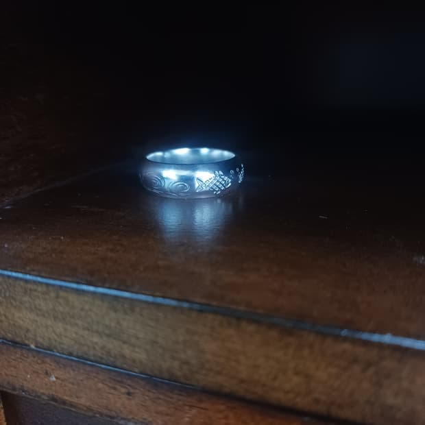 물고기 순은99 은가락지 8미리 