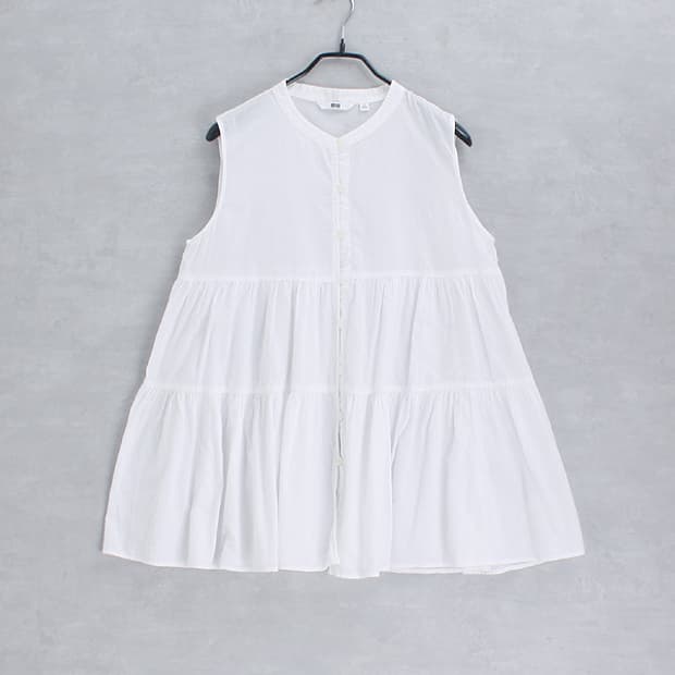 UNIQLO _ tiered cotton sleeveless
