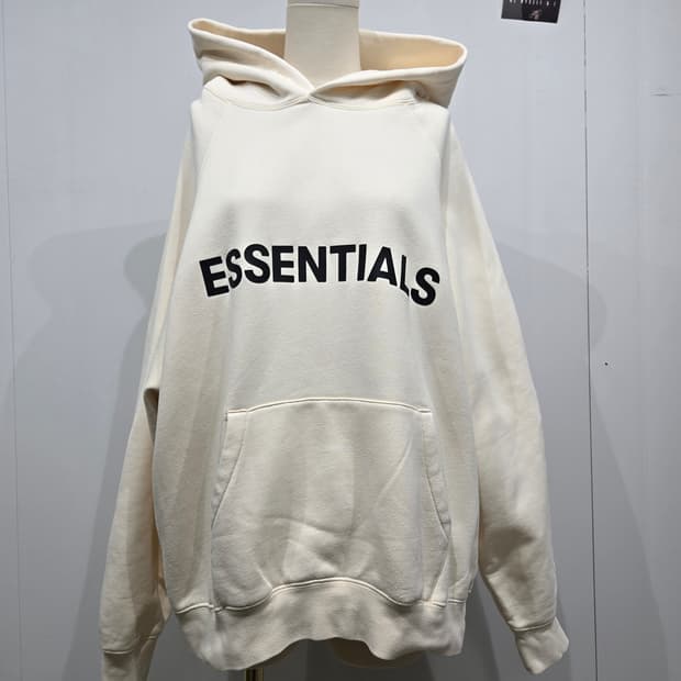 피어 오브 갓 에센셜 아이보리 후드티