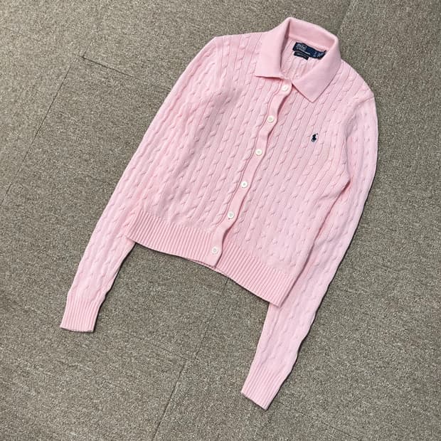 신형 폴로 랄프로렌 꽈배기 가디건