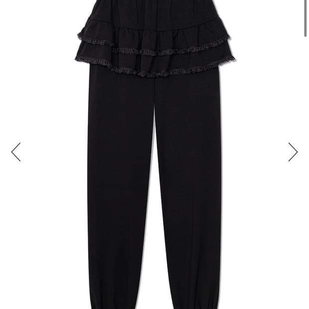 어글리쉐도우 LACE CANCAN PANTS(BLACK)