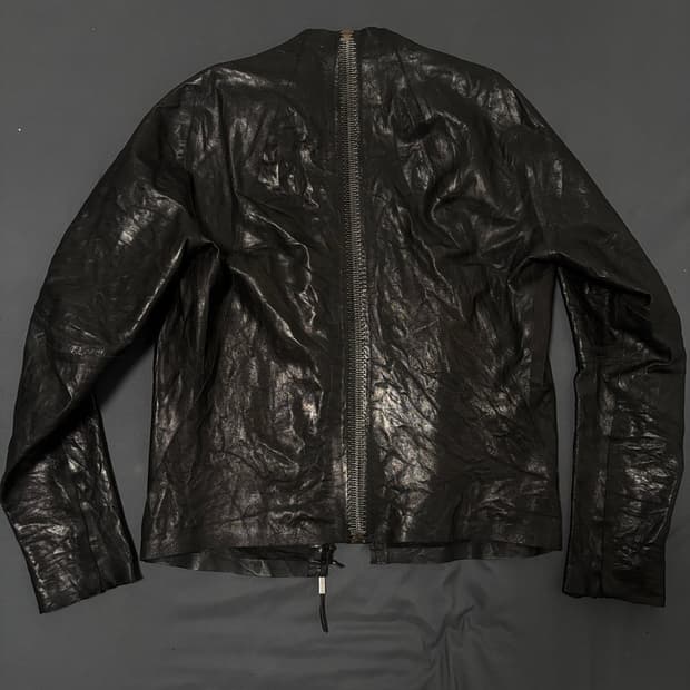 isaac sellam 아이작세럼 양 가죽자켓 size L