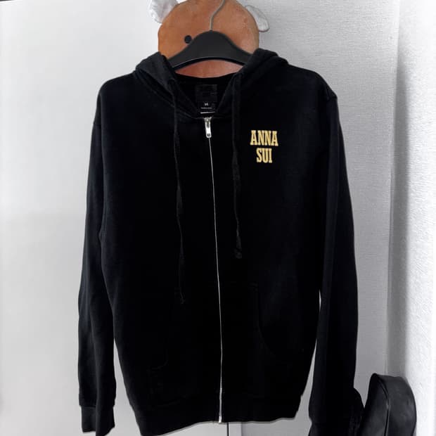 Anna Sui sprinting hooded Zip-Up