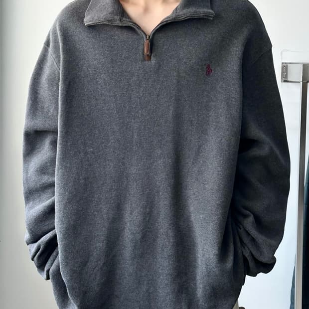폴로 랄프로렌 베이직 포니 쿼터집 풀 오버 스웨터