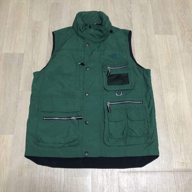 (100) 90's 노스페이스 NORTH FACE 그린 아웃도어 베스트