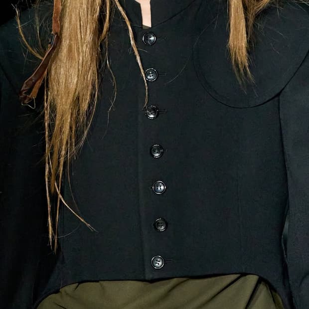 꼼데가르송 옴므플러스 하프 코트