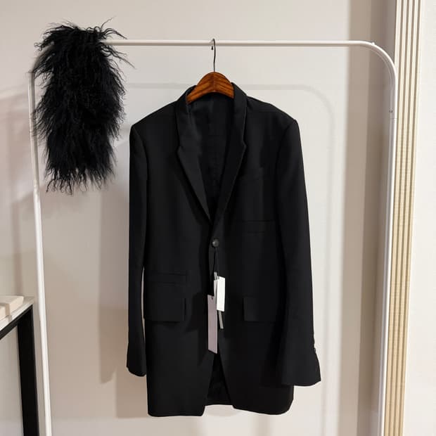 릭오웬스 18fw 더트 나이프 블레이져