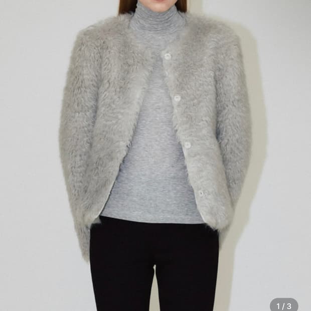 콤스튜디오 퍼자켓 / 정가 410,000