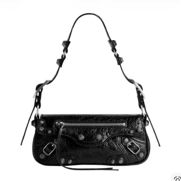 발렌시아가 르 카골 XS 슬링 백 블랙