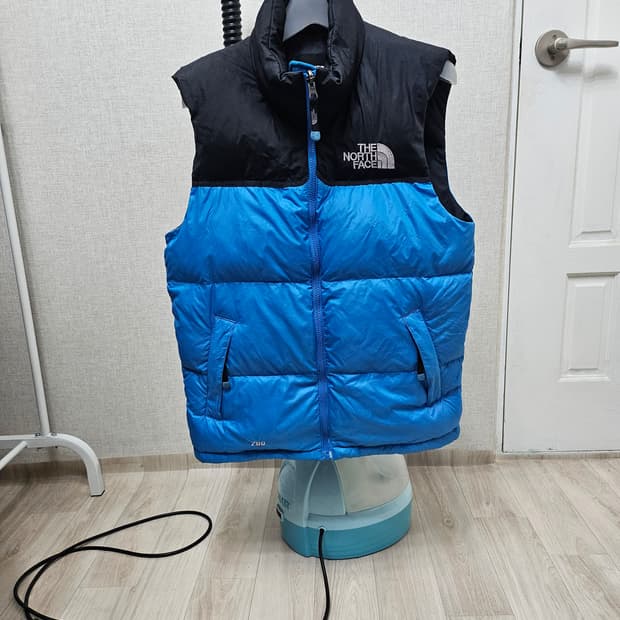 (85~90)XS ☆초대장급☆노스페이스 700눕시 [검하]구스다운패딩조끼