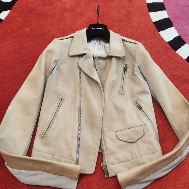 릭오웬스 가죽자켓 새제품