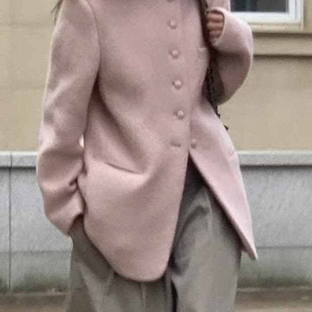 오픈업클로젯 노카라 울자켓