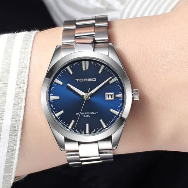 # TORSO 토르소 마이다스 캘린더 워치남자 명품메탈시계 급처