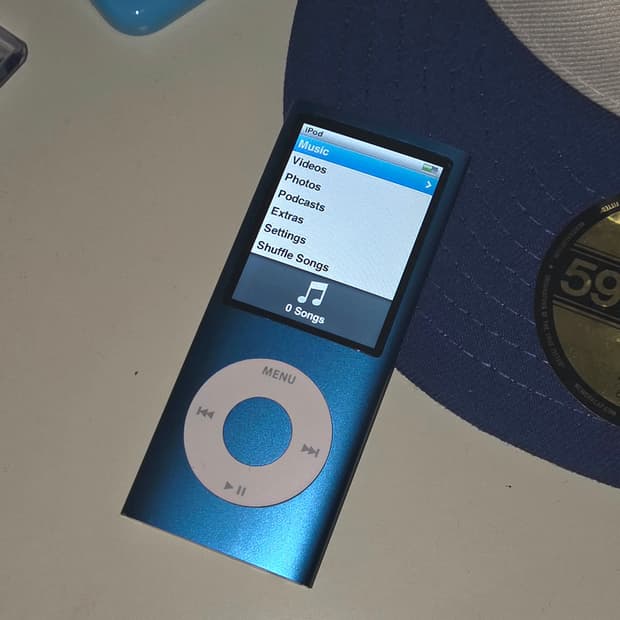아이팟 나노 4세대 블루