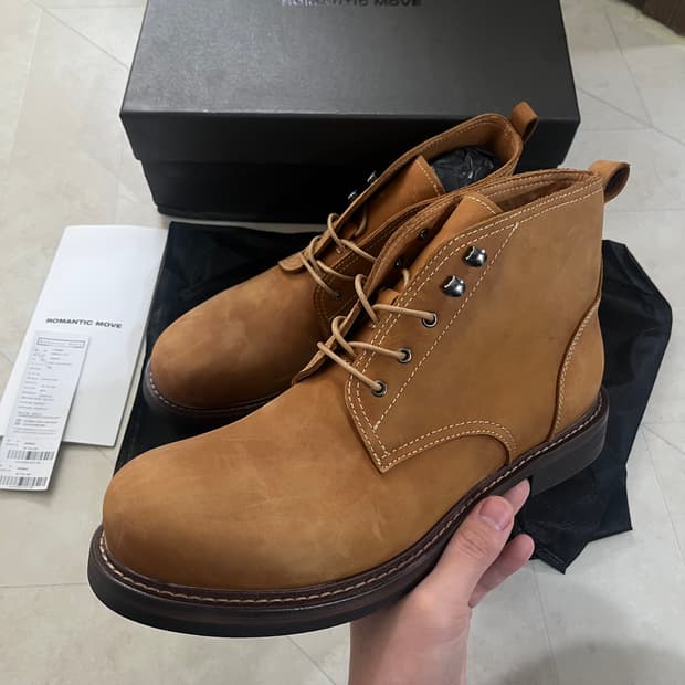 새상품(280) 로맨틱무브 레일로드 워커 오일 빈티지 탄