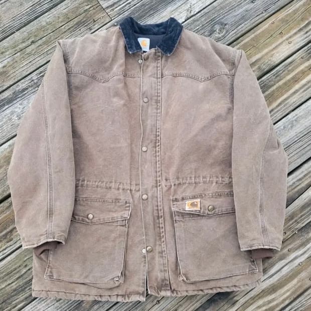 Carhartt 90s 산타페 초어 자켓 샌드스톤 L