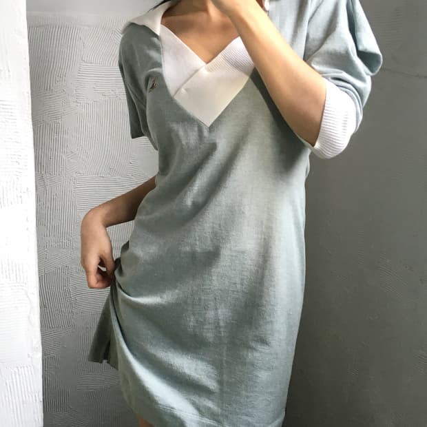 Vivienne Westwood 비비안웨스트우드 폴로 카라 드레스 