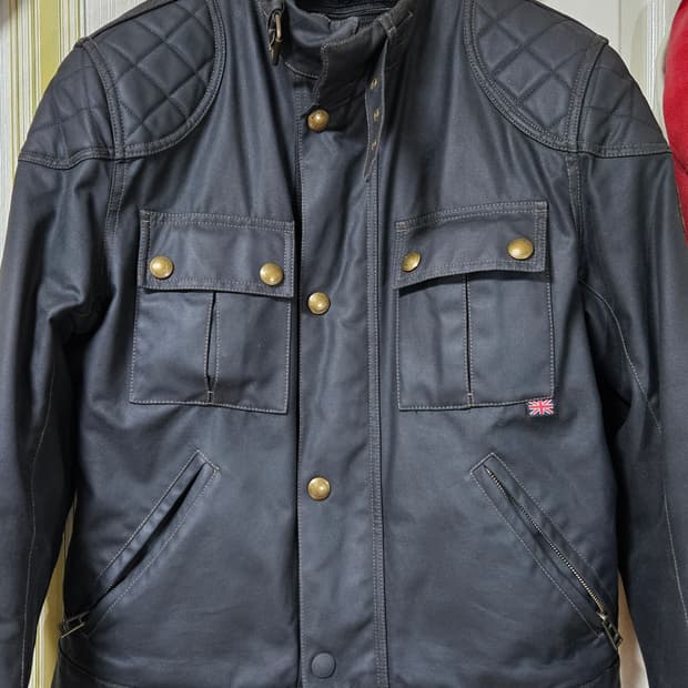 벨스타프 브룩랜즈 왁스자켓 블랙 M