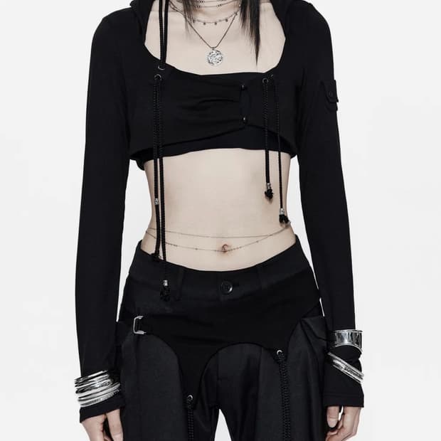 카시코 Hooded Bolero Cardigan