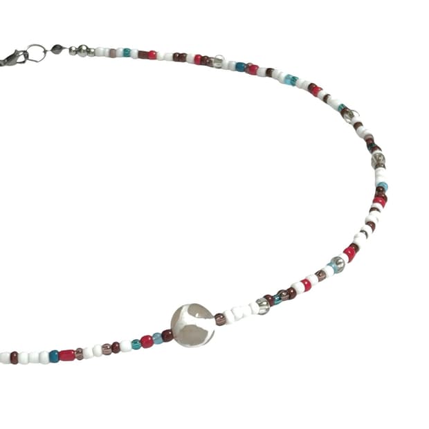 [rrrocnoc] Jen earth 비즈목걸이