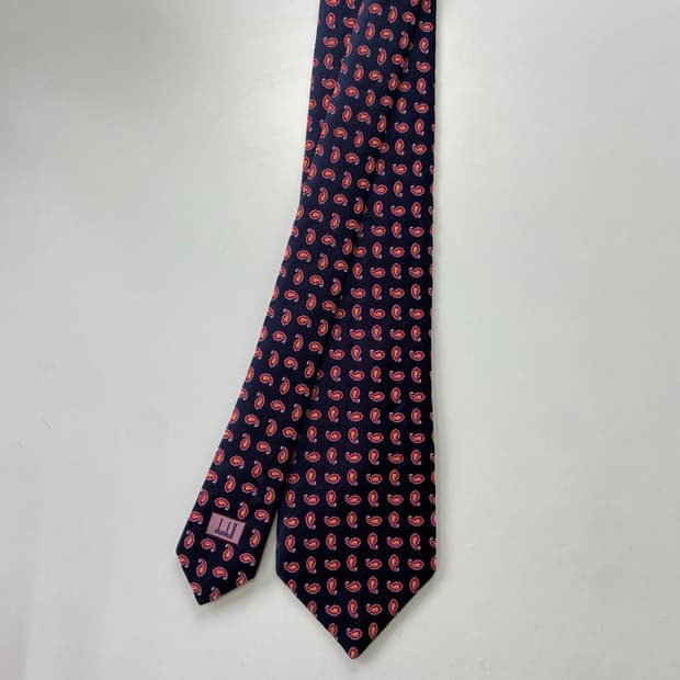 던힐(dunhill) 명품 정품 페이즐리 넥타이