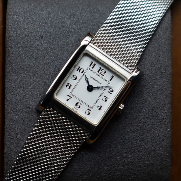 론진 돌체비타 1926 탱크 스몰 여성 빈티지 시계