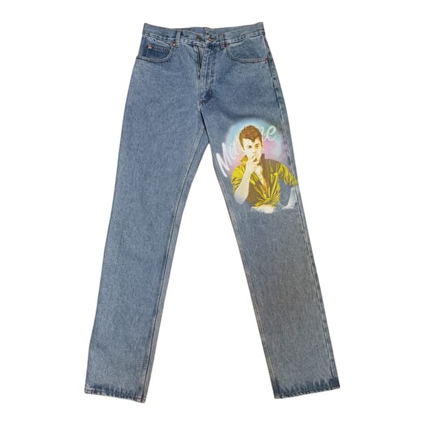 Martine rose smoking boy denim pants