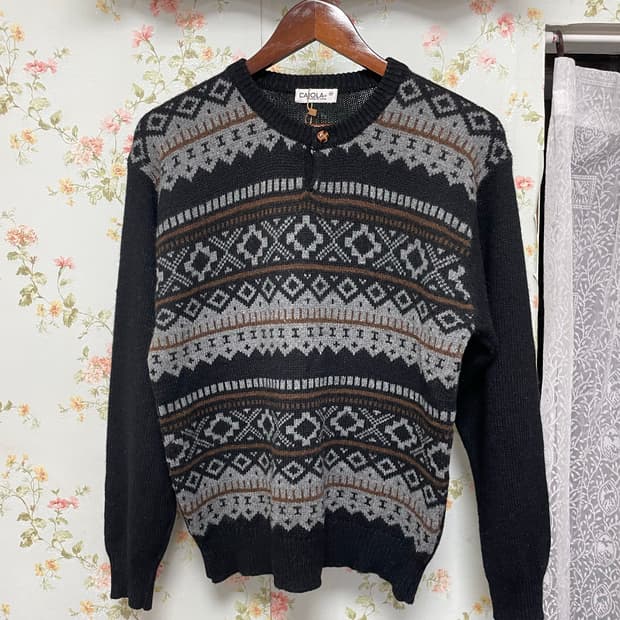 노르딕 패턴 니트