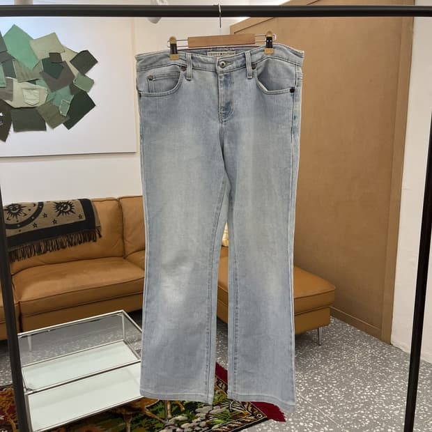 타미힐피거 힙스터부츠컷 빈티지 데님 청바지 33인치 C05389