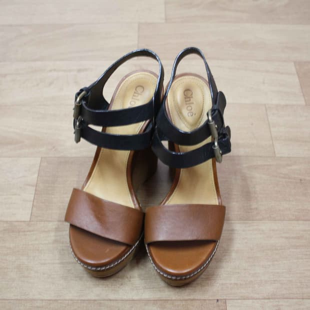 S-2237/끌로에 정품 여성용 웨지 샌들