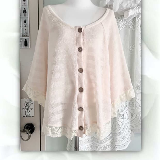 퍄뮤 파스텔 핑크 케이프