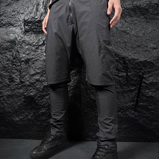 Incarnation Layered Drop-Crotch Pants