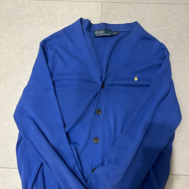 폴로 남성 가디건