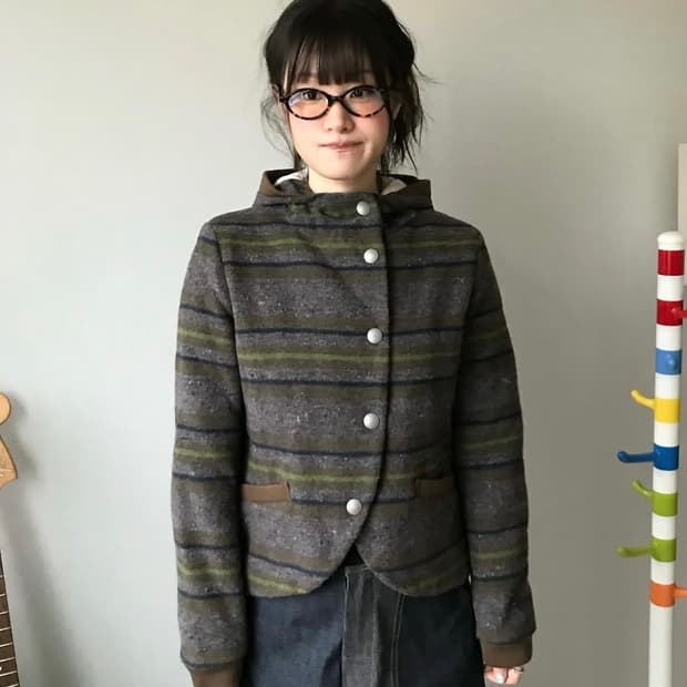 오요이하우스 vintage ethnic hood jacket