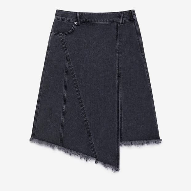 current 커렌트 데님 스커트